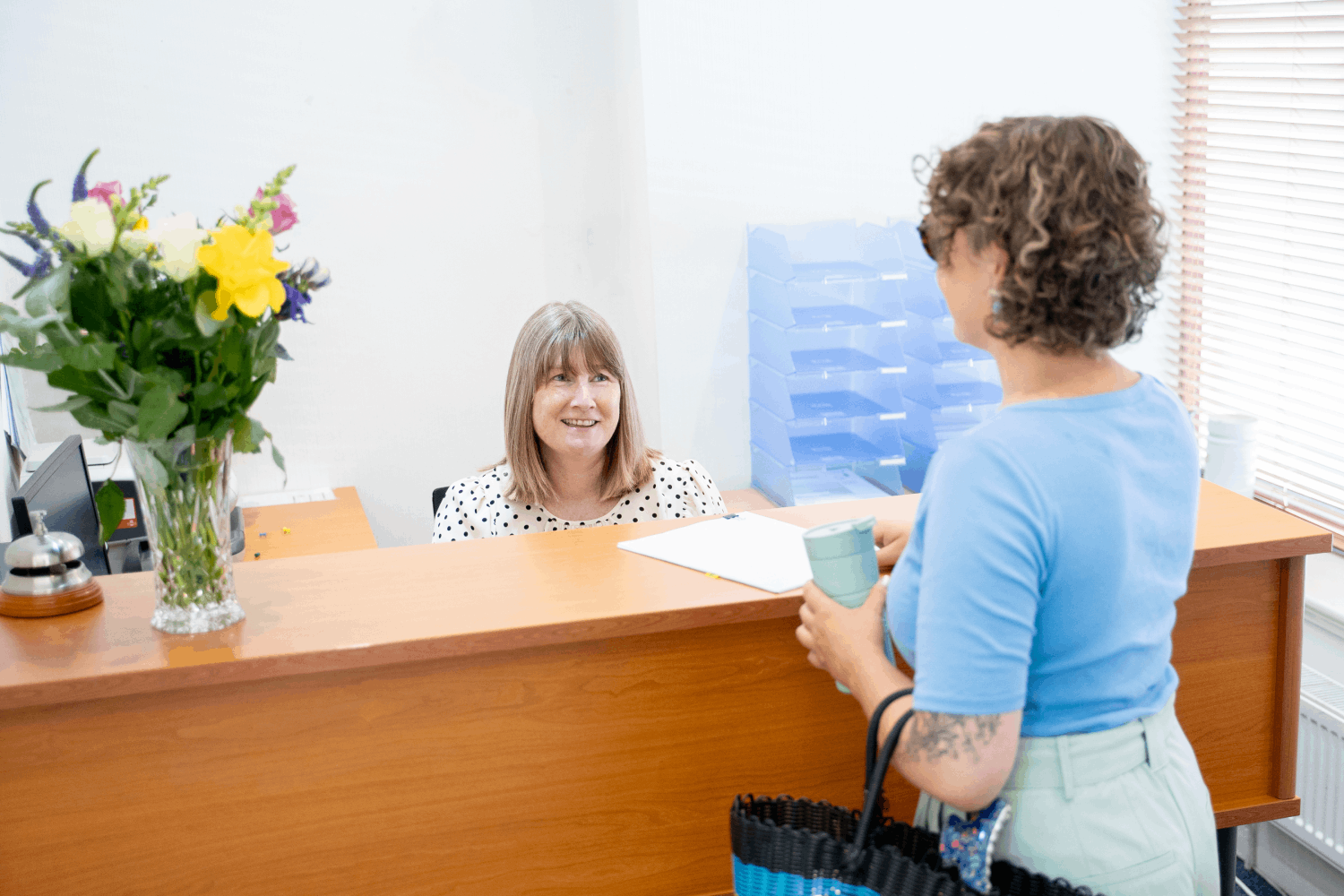 Receptionist & Client 4